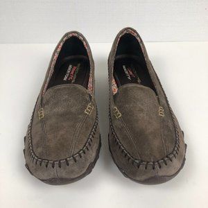 Skechers Womens Relaxed Fit Choco Slip On Biker RoamerLoafers Size 9 Memory Foam